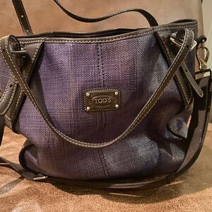 Tod’s Sacca Coated Canvas Tote Handbag